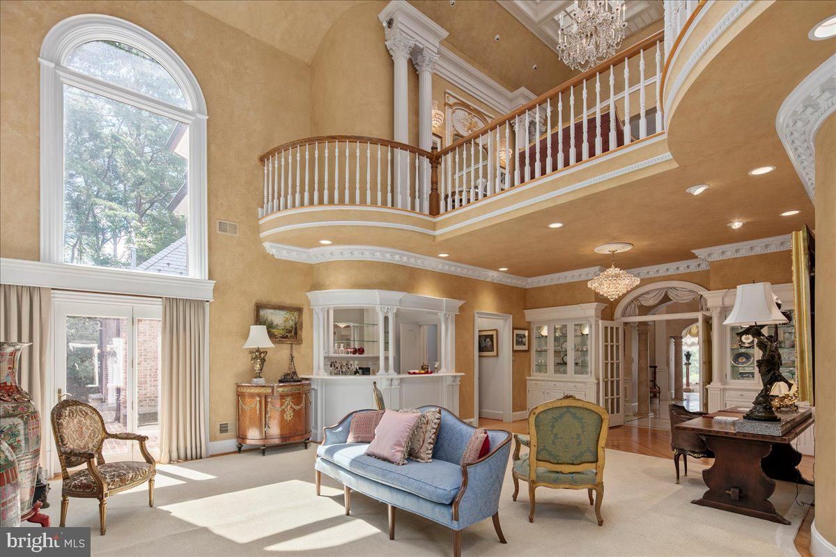 Chandelier, Interior, Living room, Recessed Lighting, Wood Texture Flooring