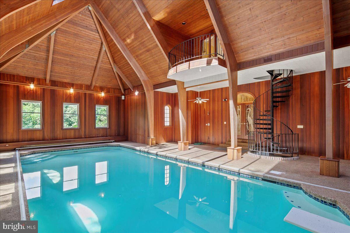 Interior, Pool, Wooden Beams, Wooden Ceilings, Wooden Walls