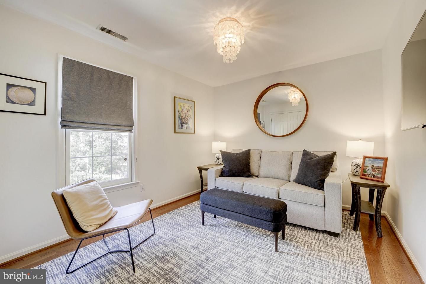 Chandelier, Interior, Living room, Wood Texture Flooring