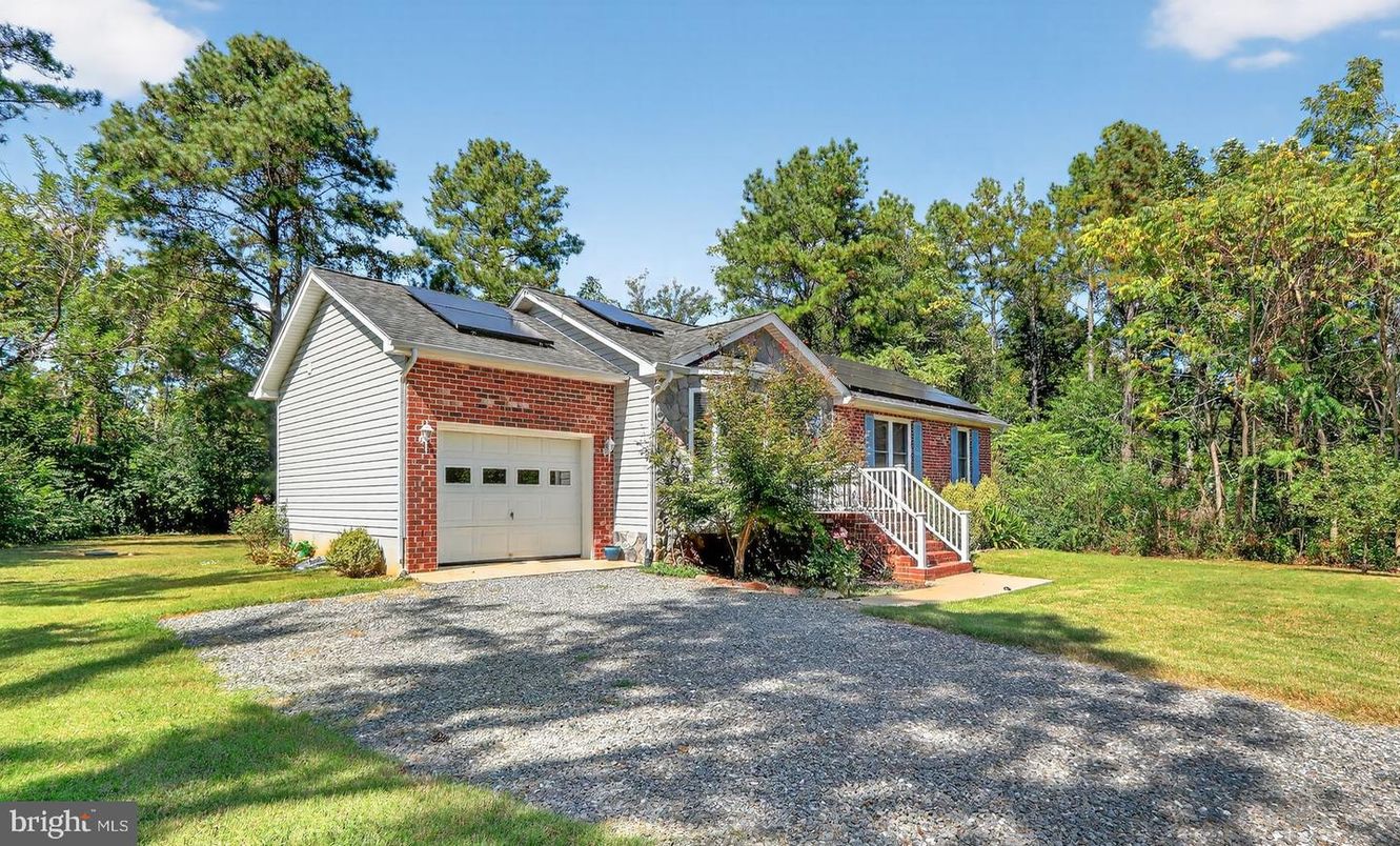 Attached, Backyard, Exterior, Facade, Brick Facade, Solar Panels, Cape Cod