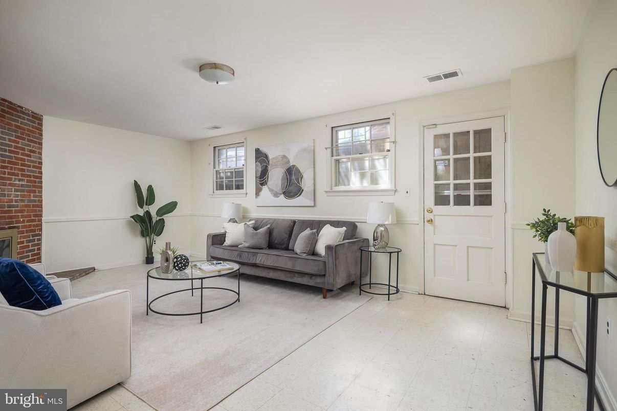 Interior, Living room, Stone Walls