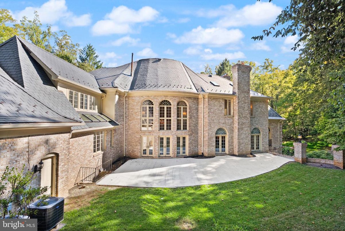 Backyard, Exterior, Facade, Brick Facade, Solar Panels, French Provincial