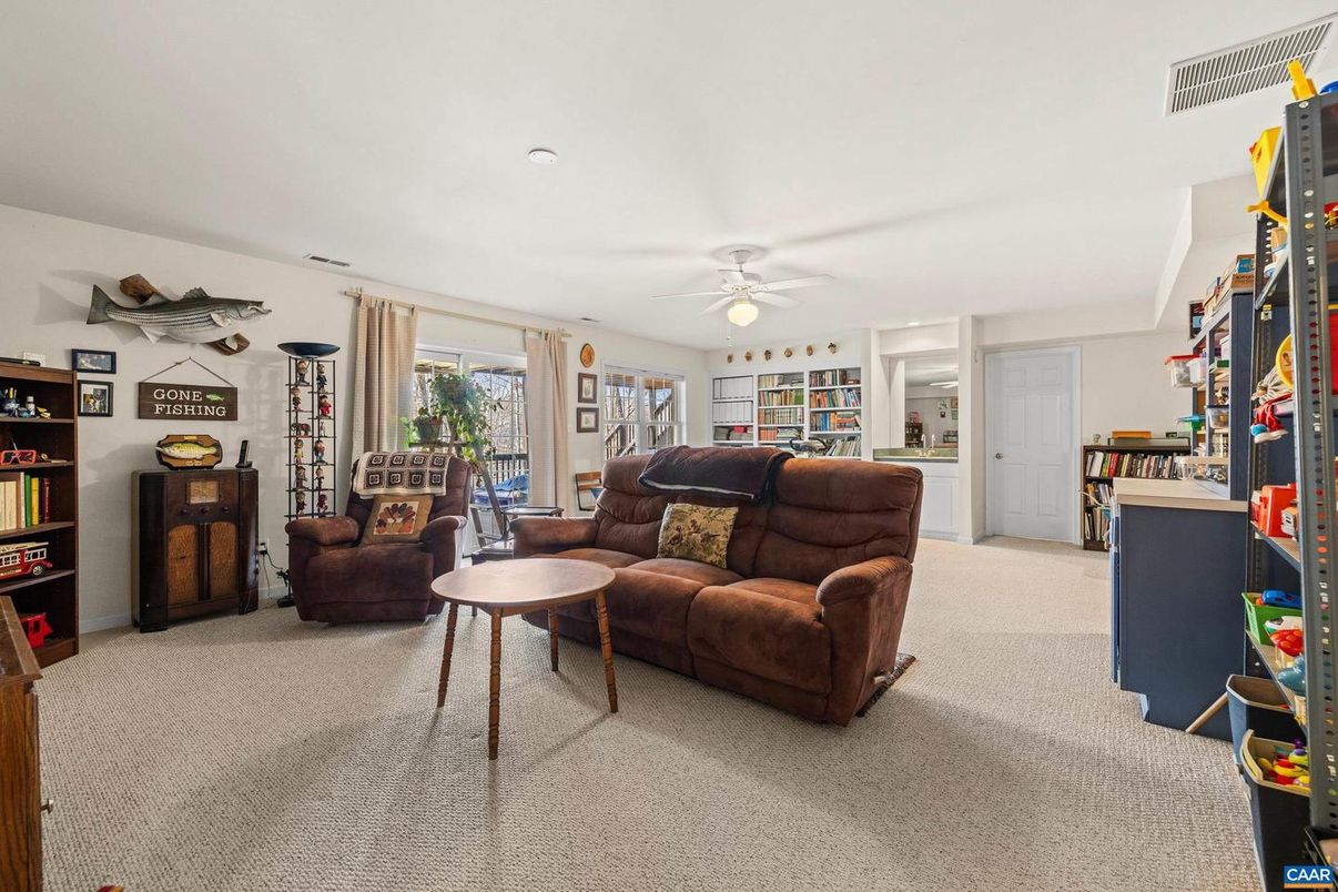 Interior, Living room, Recessed Lighting