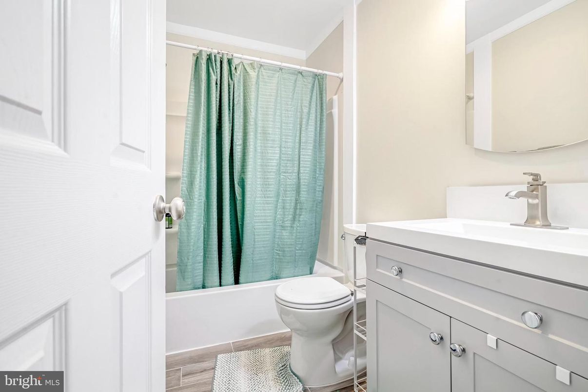 Bathroom, Interior, Wood Texture Flooring