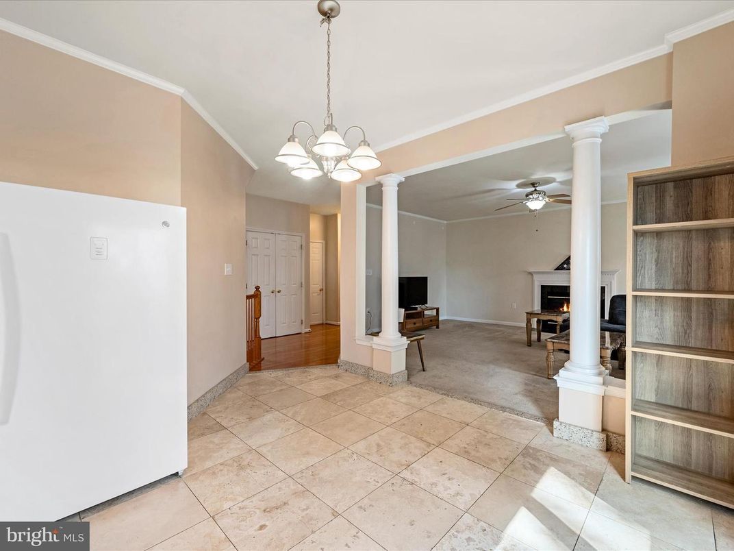 Chandelier, Fireplace, Interior, Pendant Lights