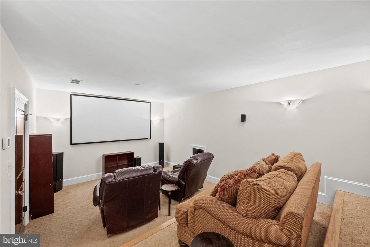 Interior, Projection Screen, Theatre Room