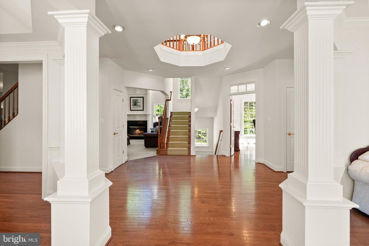 Fireplace, Interior, Recessed Lighting, Wood Texture Flooring