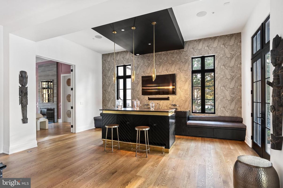 Interior, Pendant Lights, Recessed Lighting, Wood Texture Flooring