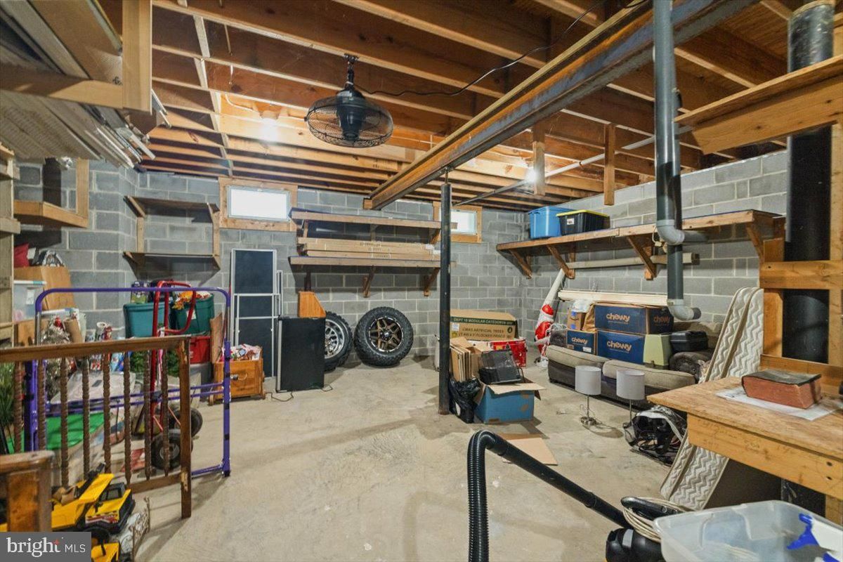 Interior, Stone Walls, Wooden Beams