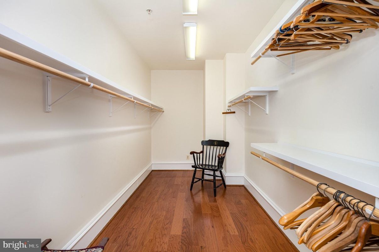 Interior, Walk-in Closets, Wood Texture Flooring