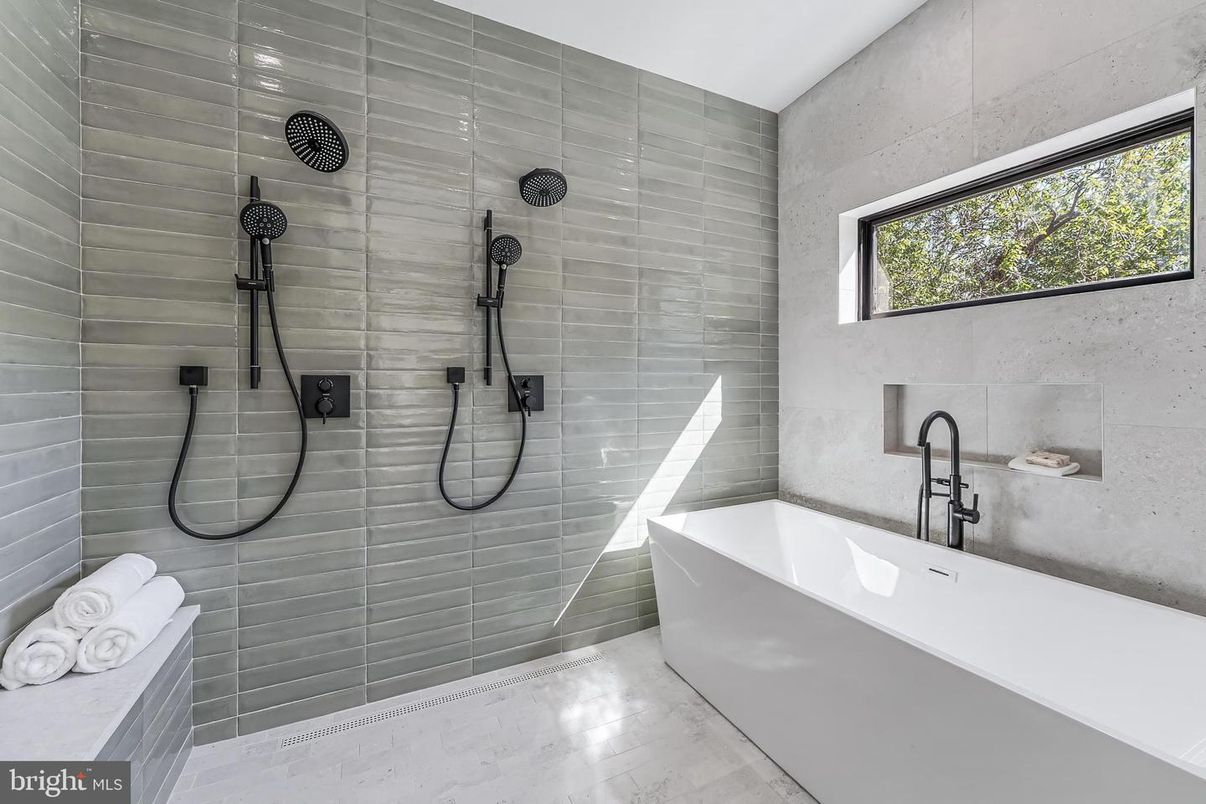 Bathroom, Free Standing Baths, Glass Shower, Interior