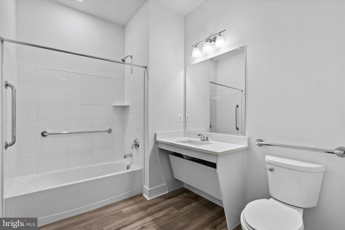 Bathroom, Interior, Wood Texture Flooring