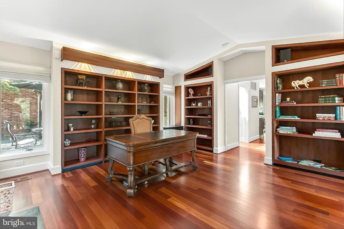 Home Office, Interior, Wood Texture Flooring