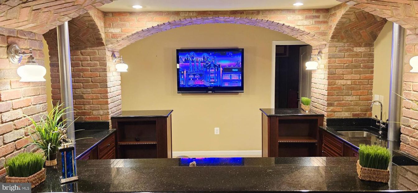 Interior, Recessed Lighting, Stone Walls
