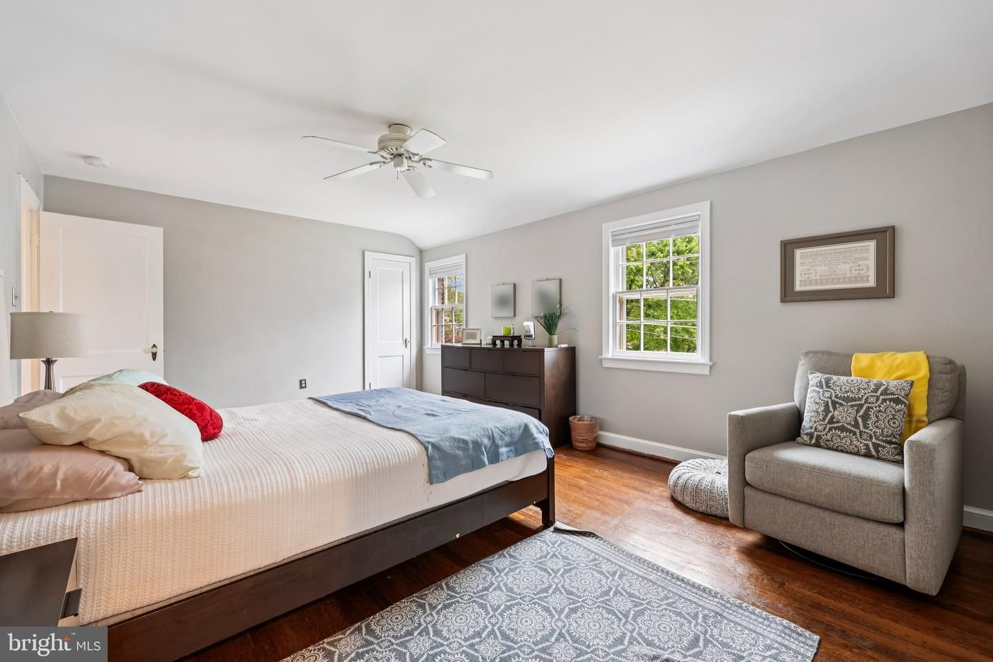 Bedroom, Interior, Wood Texture Flooring