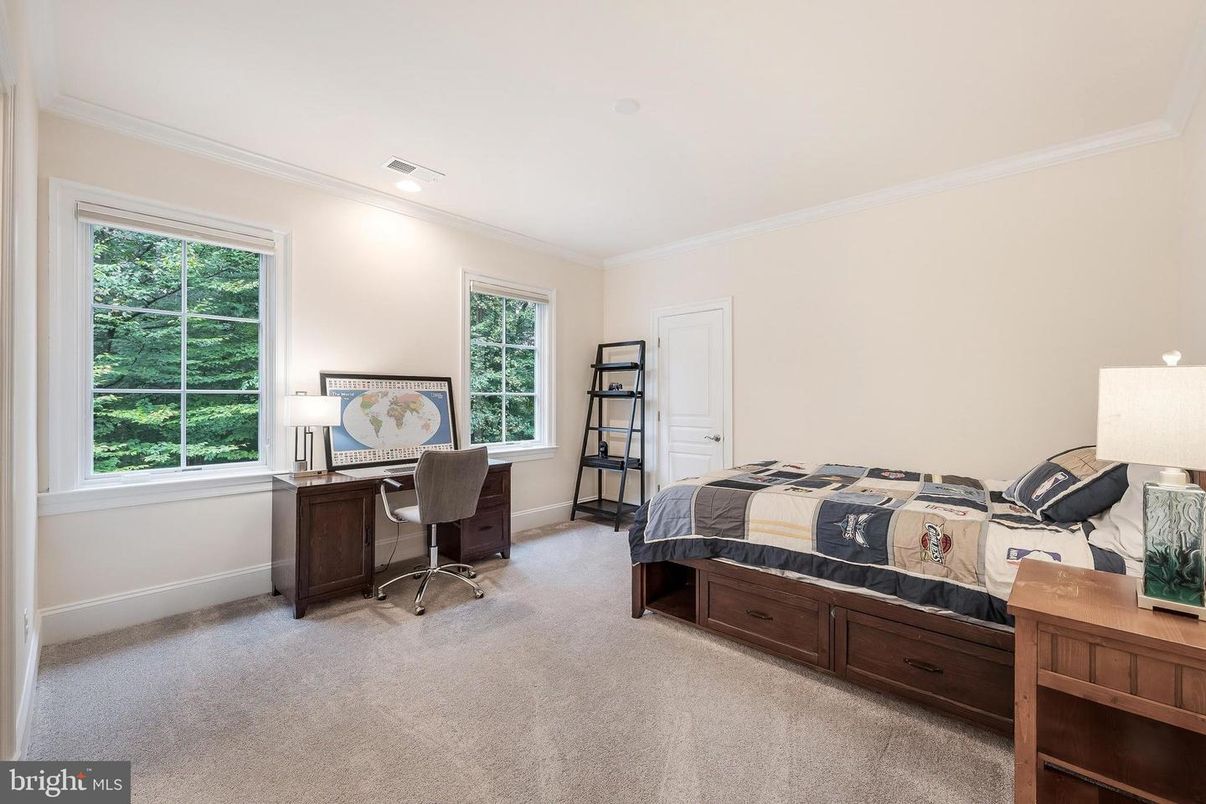 Bedroom, Home Office, Interior, Recessed Lighting