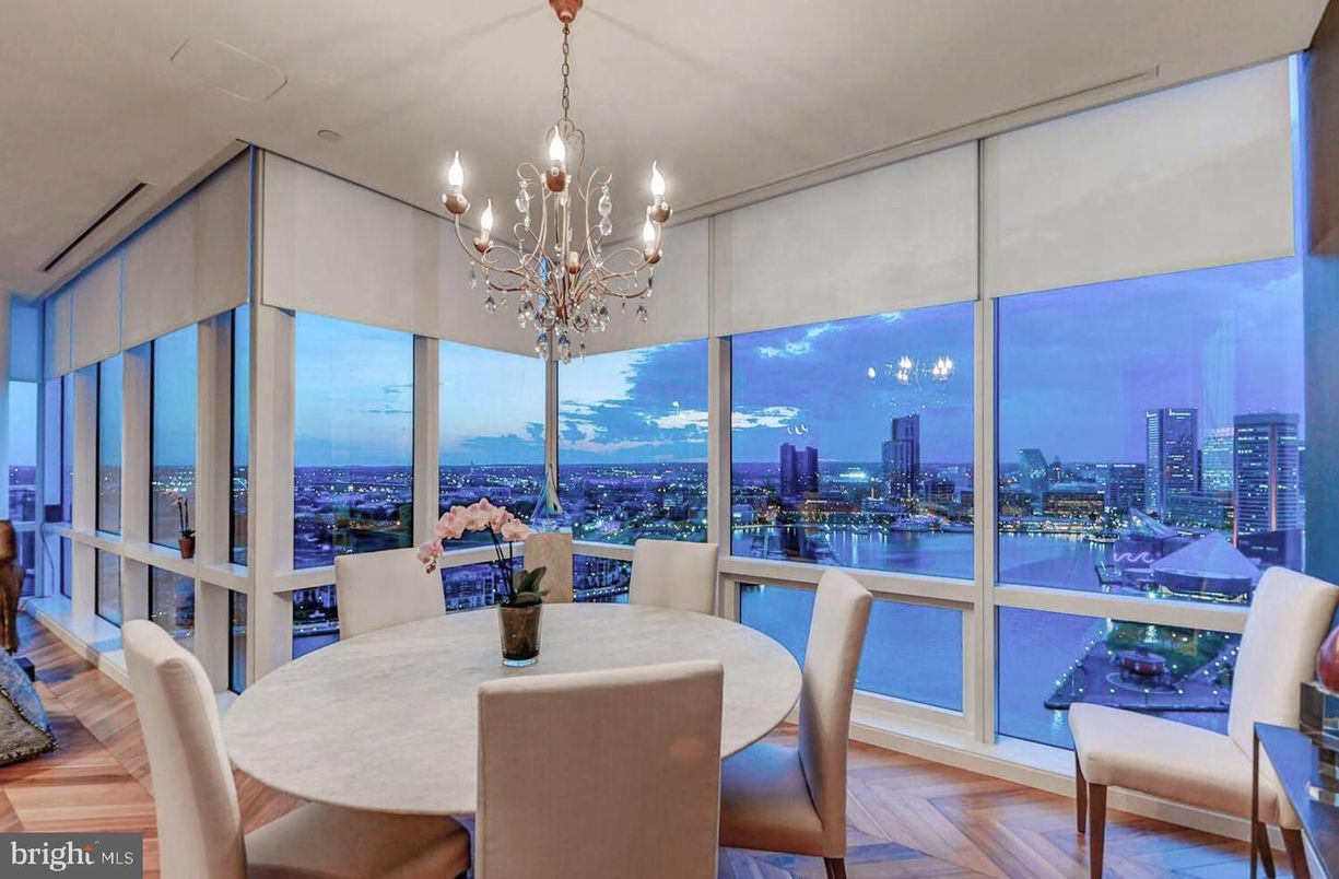 Chandelier, Dining room, Interior, Water, Wood Texture Flooring