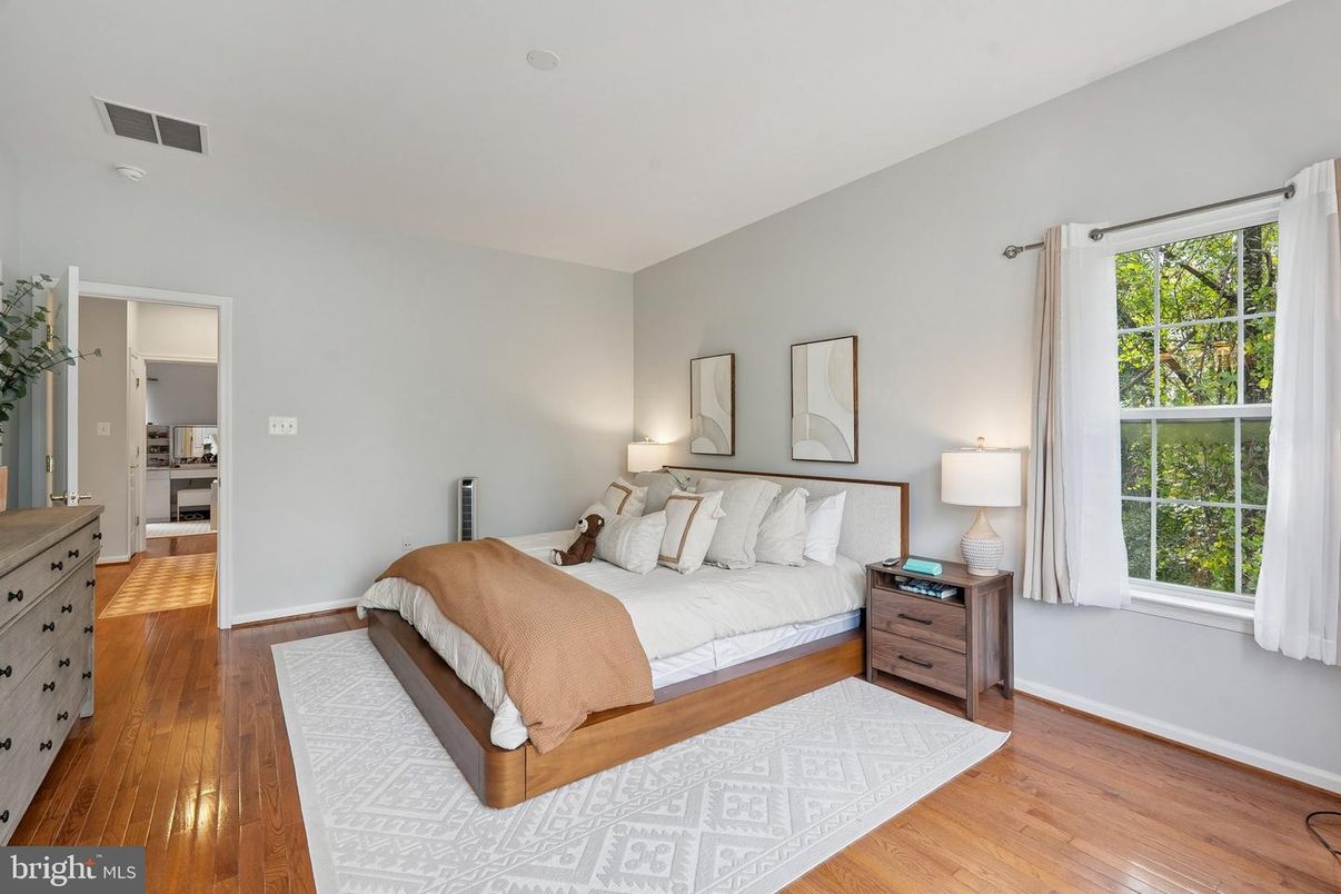 Bedroom, Interior, Wood Texture Flooring