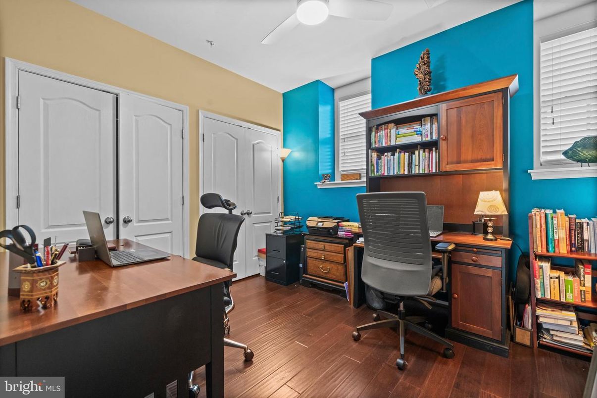 Home Office, Interior, Wood Texture Flooring