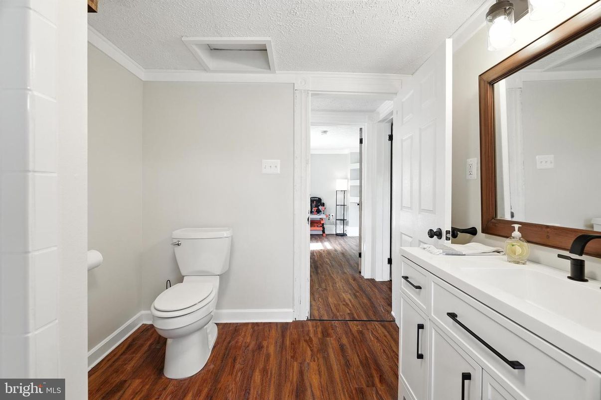 Bathroom, Interior, Wood Texture Flooring