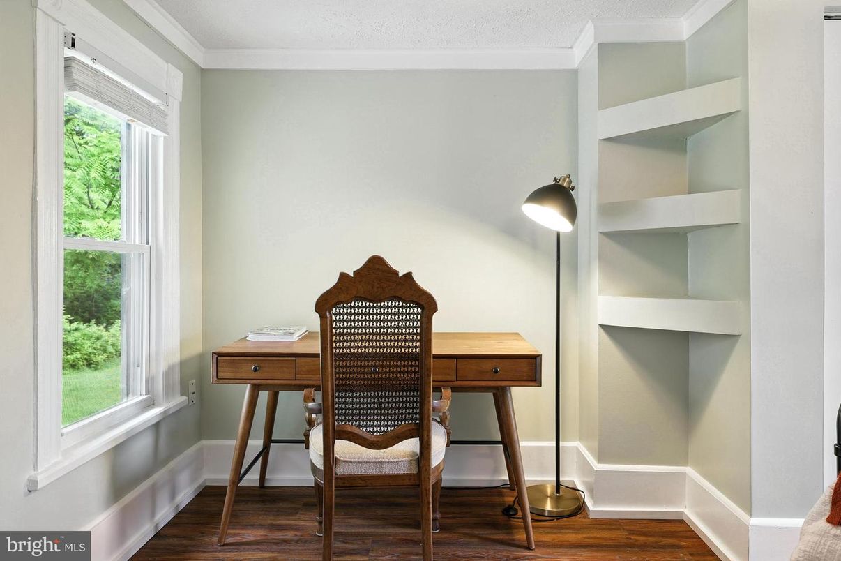 Home Office, Interior, Wood Texture Flooring