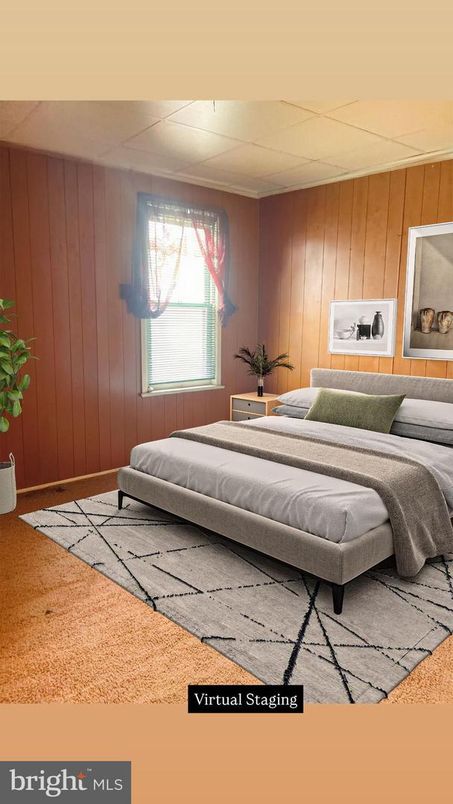 Bedroom, Interior, Wooden Walls