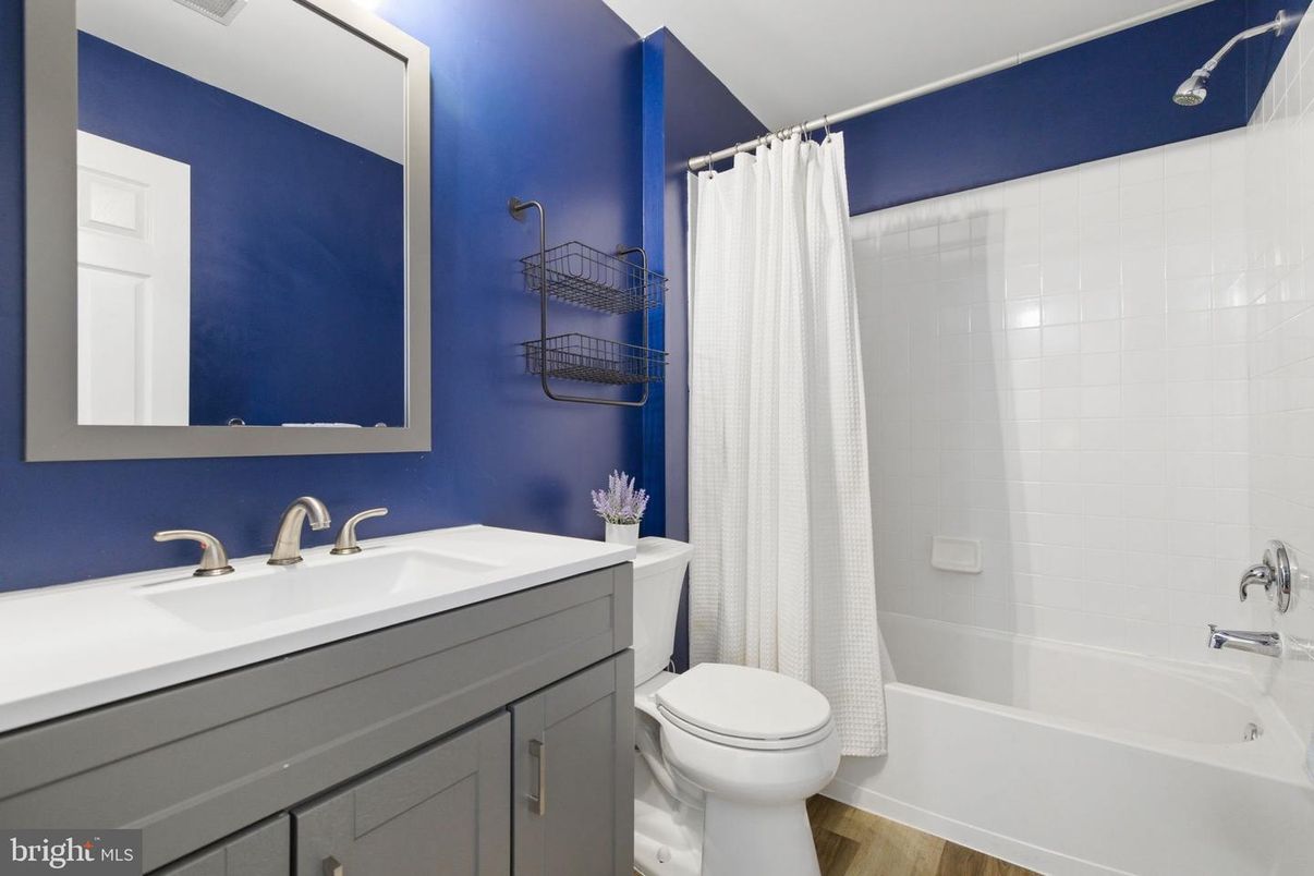 Bathroom, Interior, Wood Texture Flooring