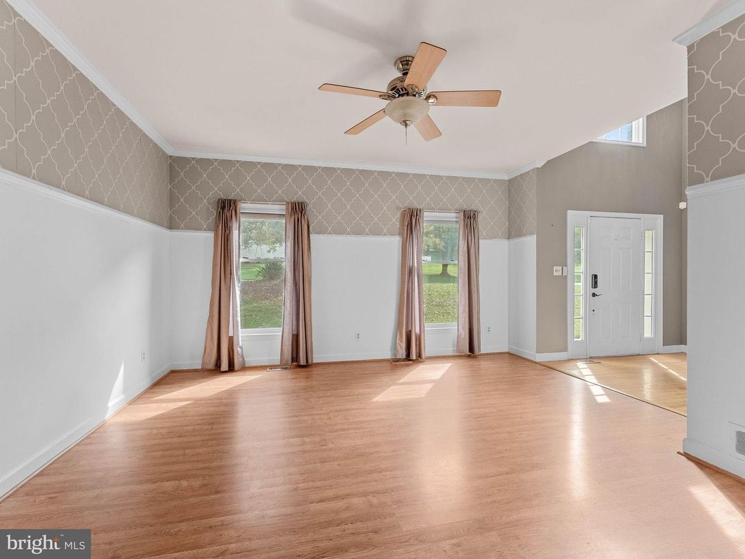 Empty room, Interior, Wood Texture Flooring