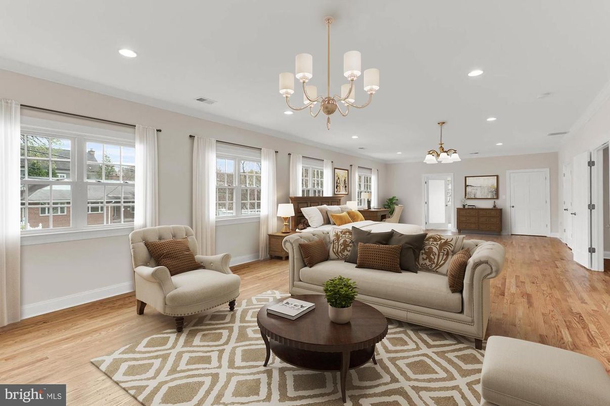 Chandelier, Interior, Living room, Pendant Lights, Recessed Lighting, Wood Texture Flooring