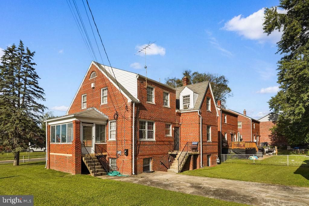 Backyard, Exterior, Facade, Brick Facade, Tudor Revival