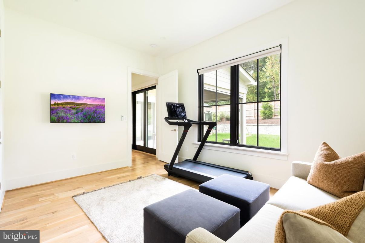 Fitness Equipment, Interior, Wood Texture Flooring