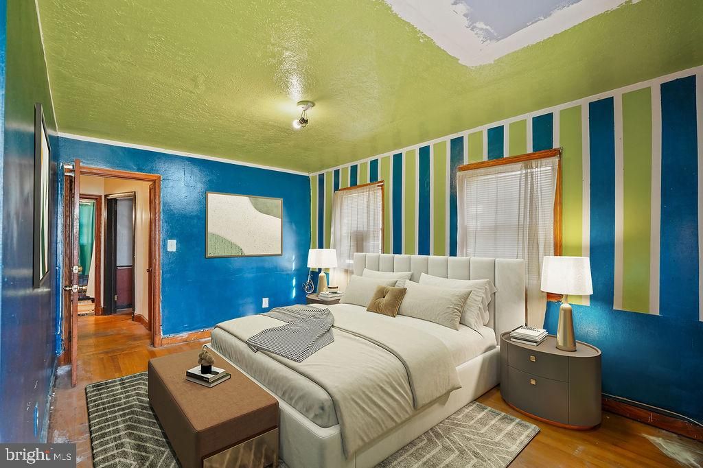 Bedroom, Interior, Wood Texture Flooring