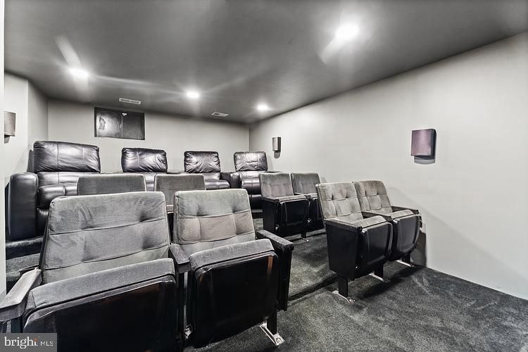 Home Theatre Room, Interior, Recessed Lighting, Theatre Room