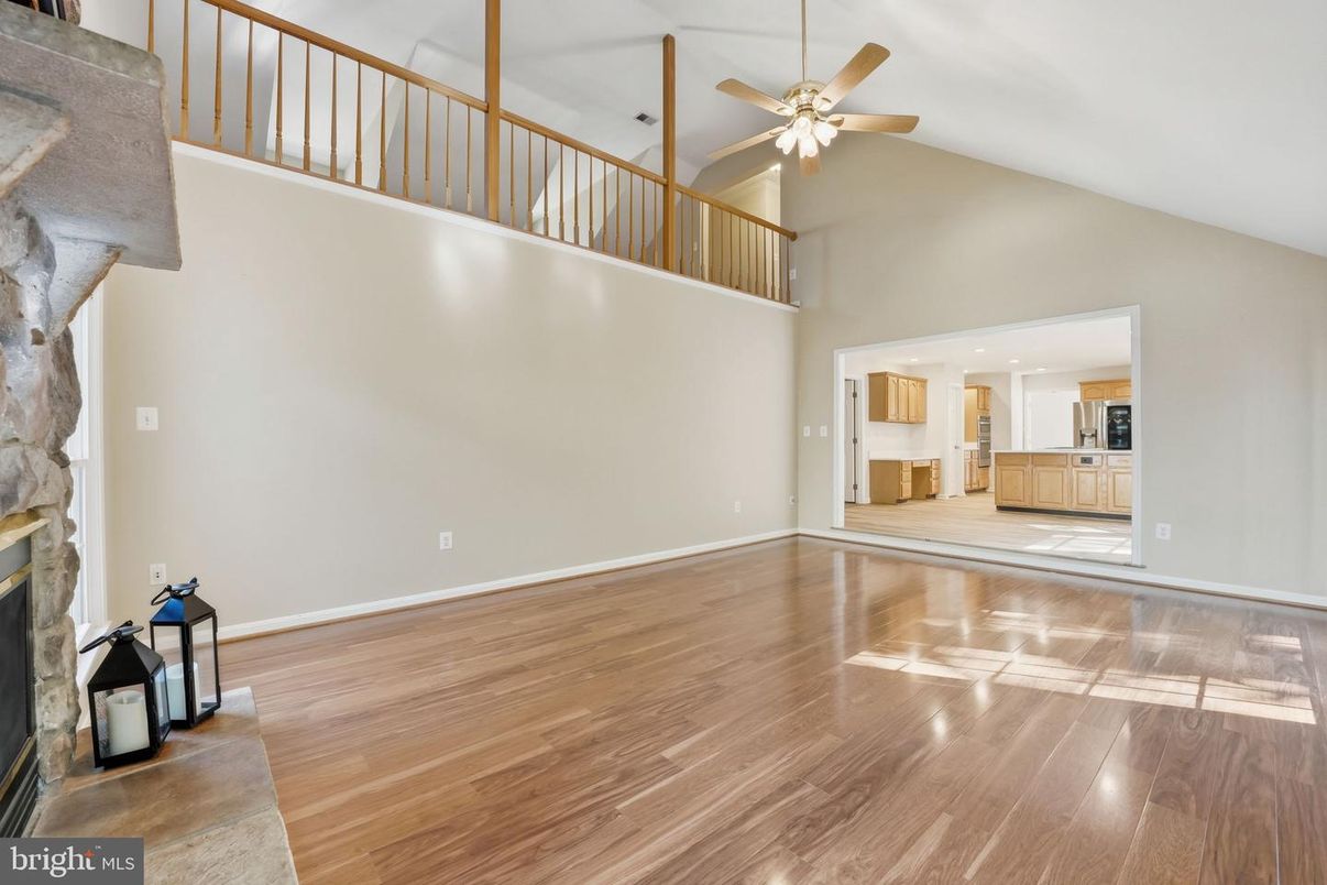 Fireplace, Interior, Wood Texture Flooring