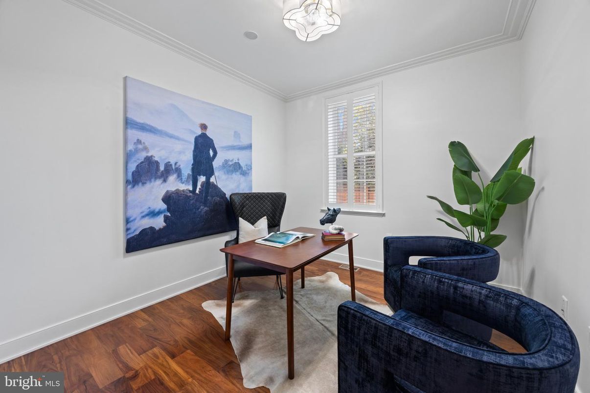 Home Office, Interior, Wood Texture Flooring