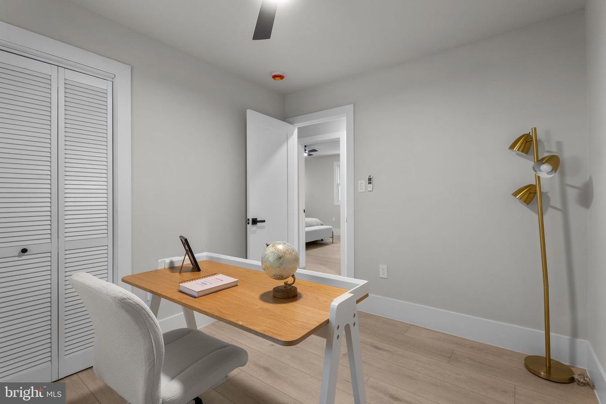 Home Office, Interior, Wood Texture Flooring