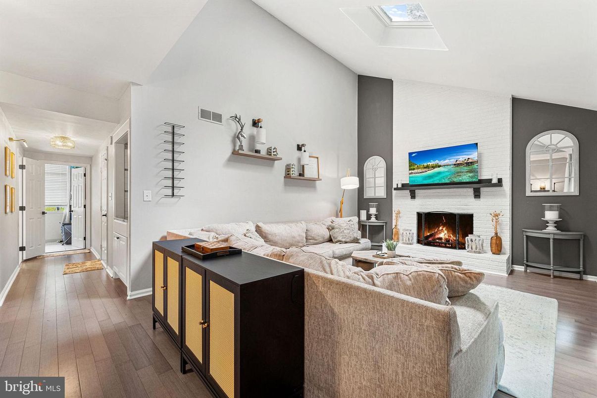 Fireplace, Interior, Living room, Wood Texture Flooring