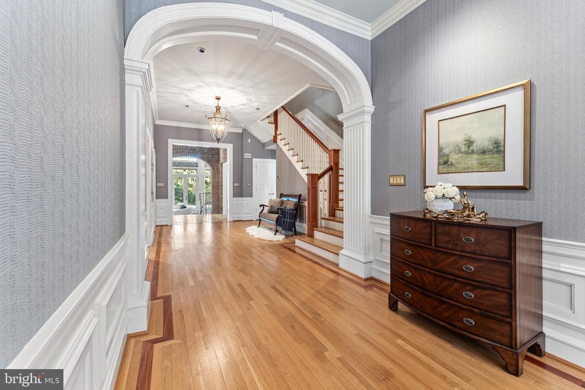 Chandelier, Interior, Pendant Lights, Wood Texture Flooring
