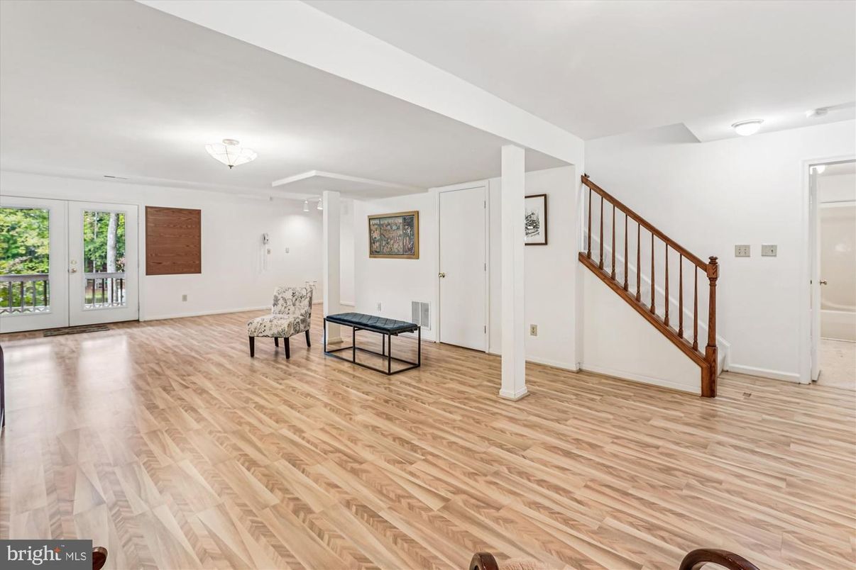 Empty room, Interior, Wood Texture Flooring