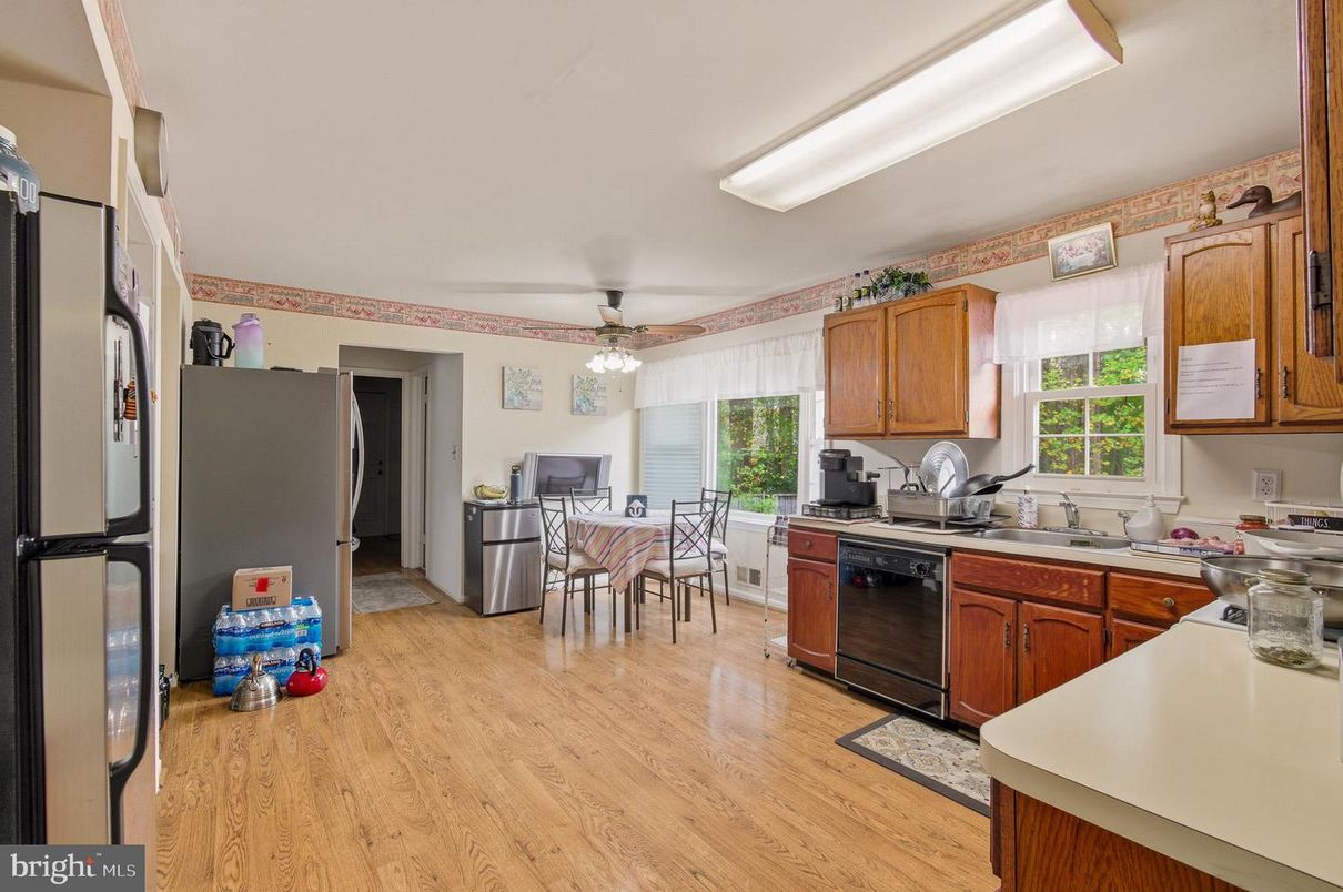 Dining room, Interior, Kitchen, Wood Texture Flooring