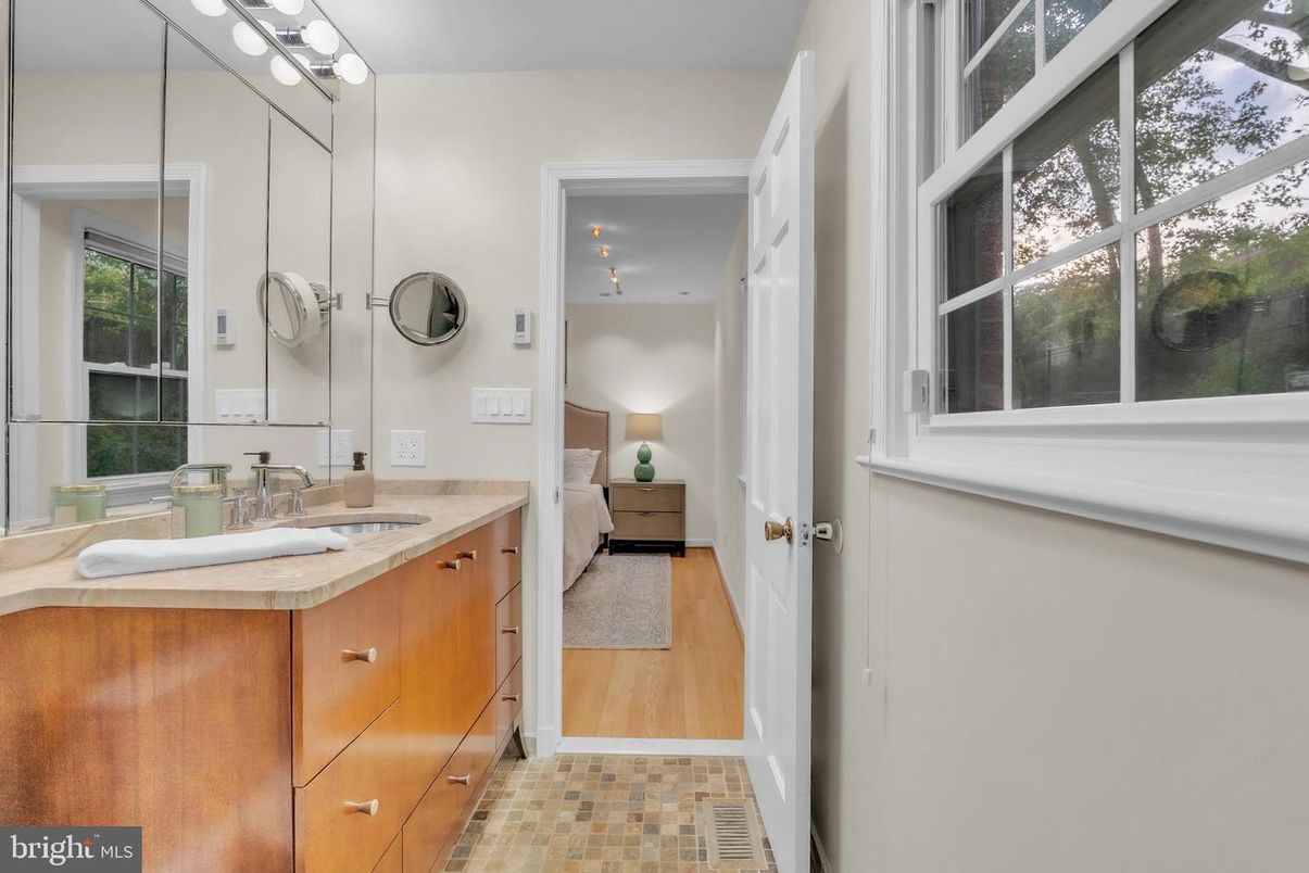 Bathroom, Interior, Wood Texture Flooring