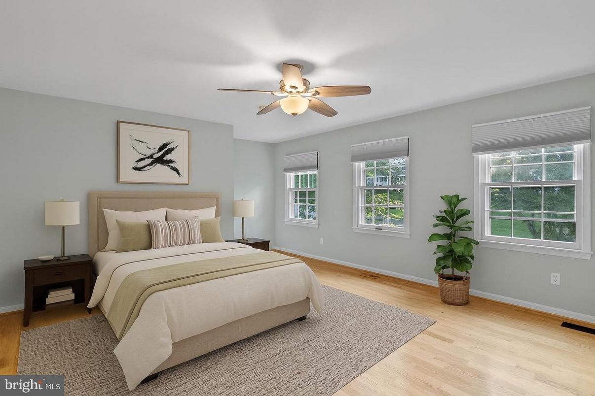 Bedroom, Interior, Wood Texture Flooring