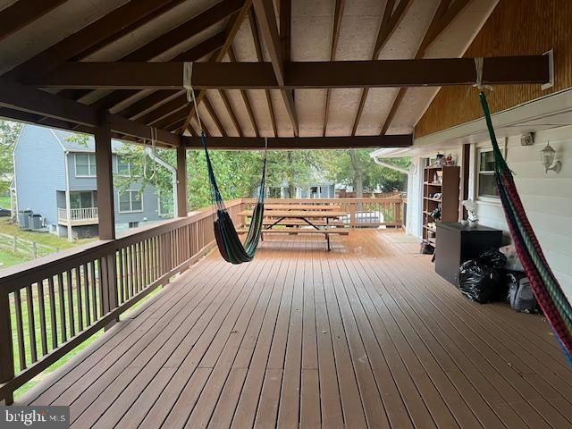 Exterior, Wood Texture Flooring