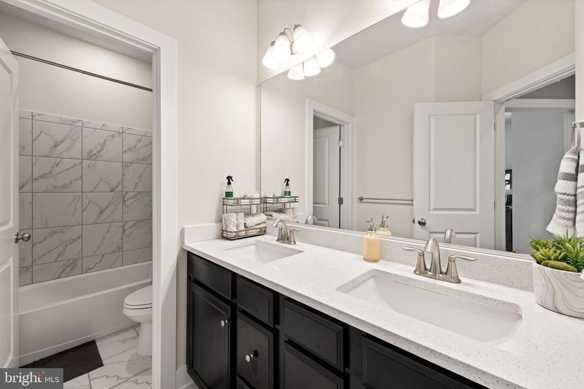 Bathroom, Dual Sink Vanities, Interior, Marble, Marble Walls