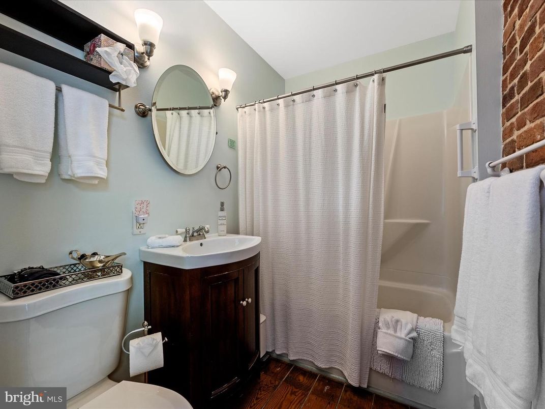 Bathroom, Interior, Wood Texture Flooring