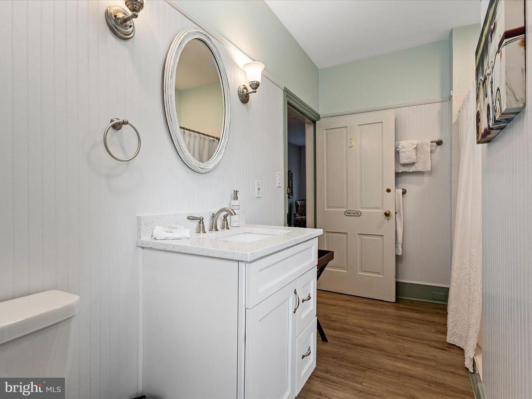 Bathroom, Interior, Wood Texture Flooring