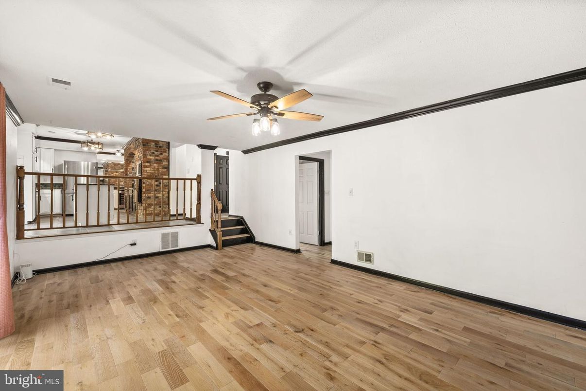 Empty room, Interior, Wood Texture Flooring
