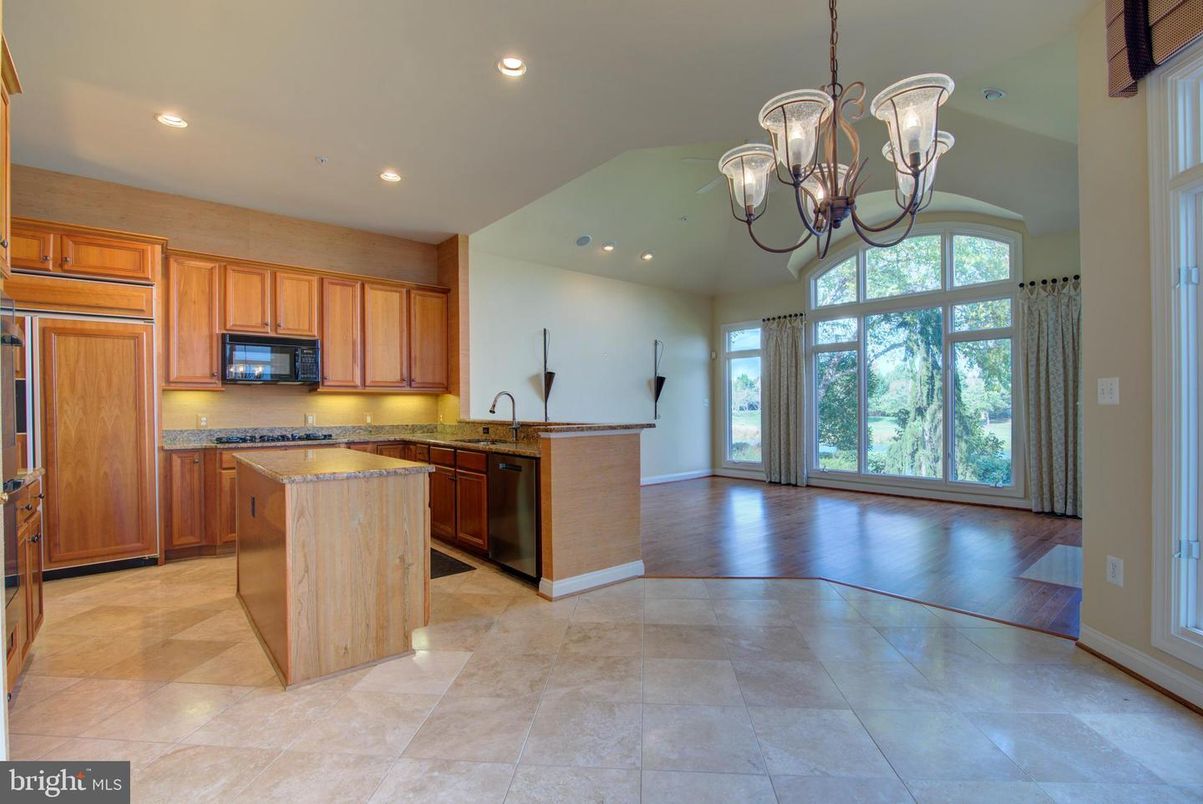 Chandelier, Interior, Kitchen, Recessed Lighting