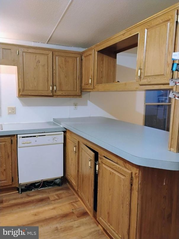 Interior, Kitchen, Wood Texture Flooring