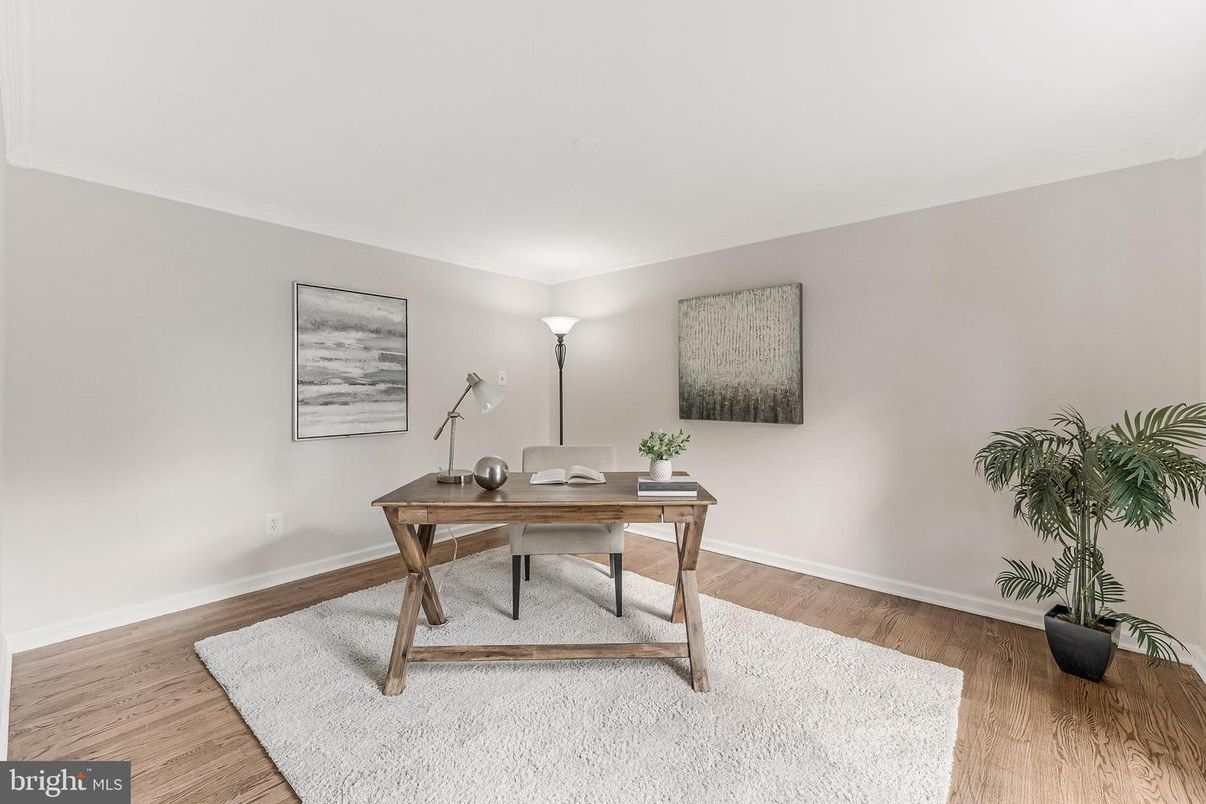 Home Office, Interior, Wood Texture Flooring